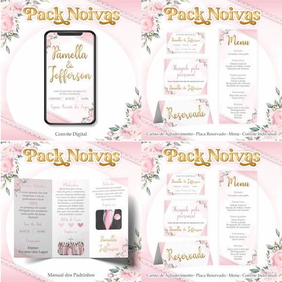 Arquivo Digital Planner da Noiva #4617