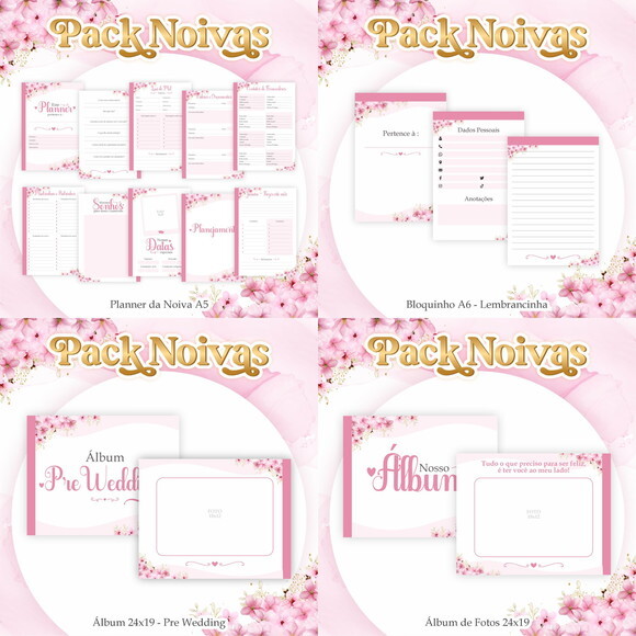 Arquivo Digital Planner da Noiva #4619
