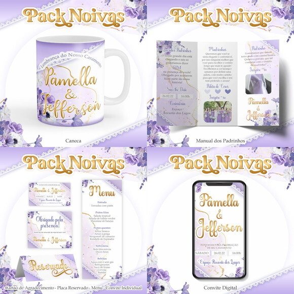 Arquivo Digital Planner da Noiva #4618