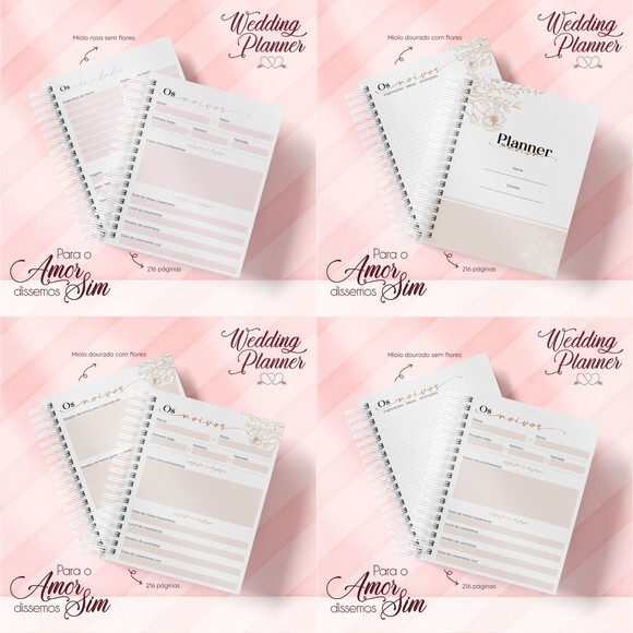 Arquivo Digital Planner da Noiva #5392