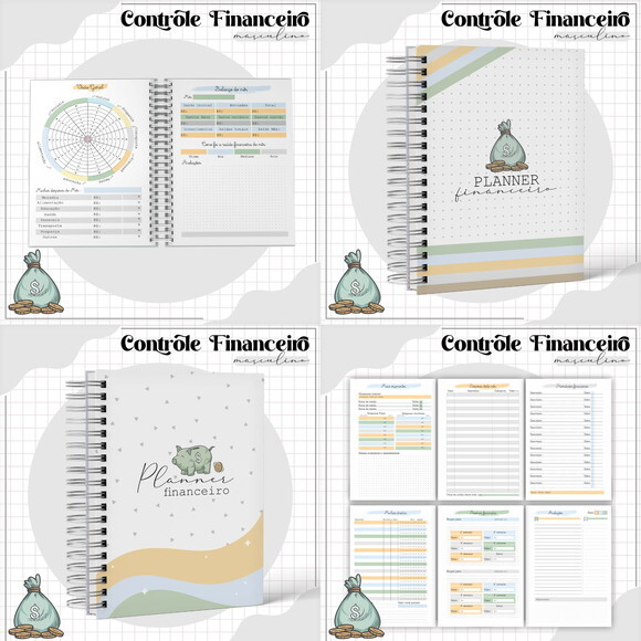 Arquivo Digital Planner Financeiro #7480
