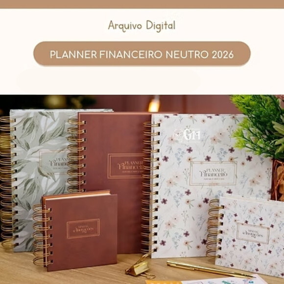 Arquivo Digital Planner Financeiro 2026 #7594