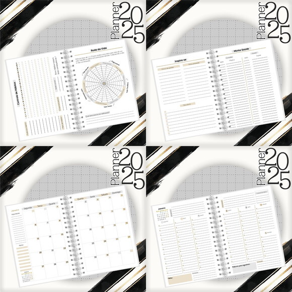 Arquivo Digital Planner Masculino 2025 #6040