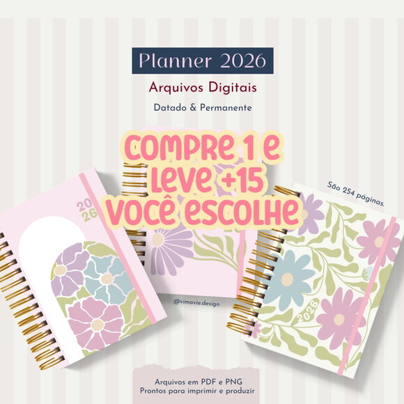 Arquivo Digital Planners 2026 #7215