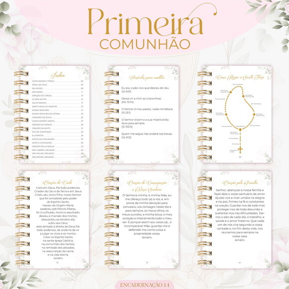 Arquivo Digital Primeira Comunhão Menina #7449