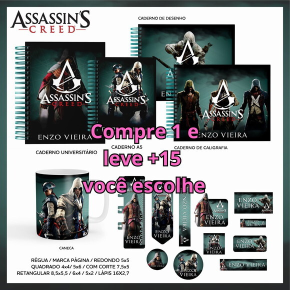 Arquivo Digital Volta Ás Aulas Assassins Creed #3608