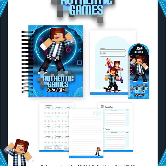 Arquivo Digital Volta as Aulas Authentic Games 2026 #7636