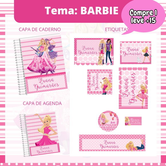 Arquivo Digital Volta às Aulas Barbie #3642