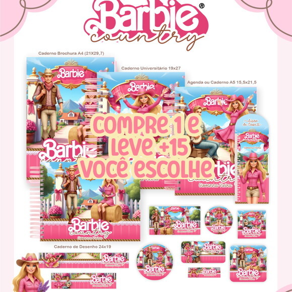 Arquivo Digital Volta Ás Aulas Barbie Country 2026 #7532