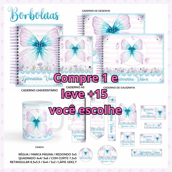 Arquivo Digital Volta Ás Aulas Borboletas #3610