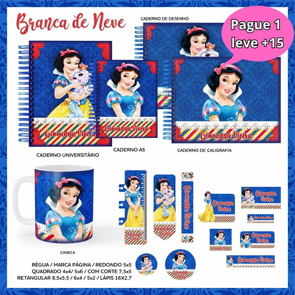 Arquivo Digital Volta Ás Aulas Branca de Neve #3615