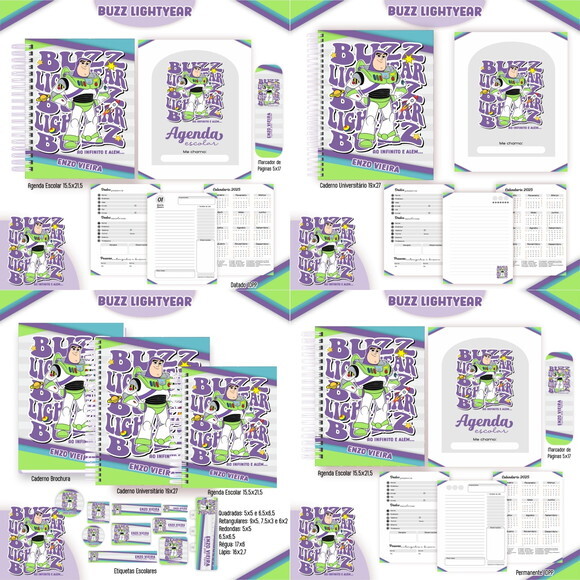 Arquivo Digital Volta Ás Aulas Buzz Lightyeare #4651