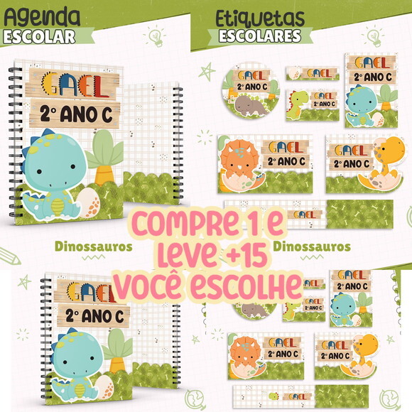 Arquivo Digital Volta as Aulas Dino #7627