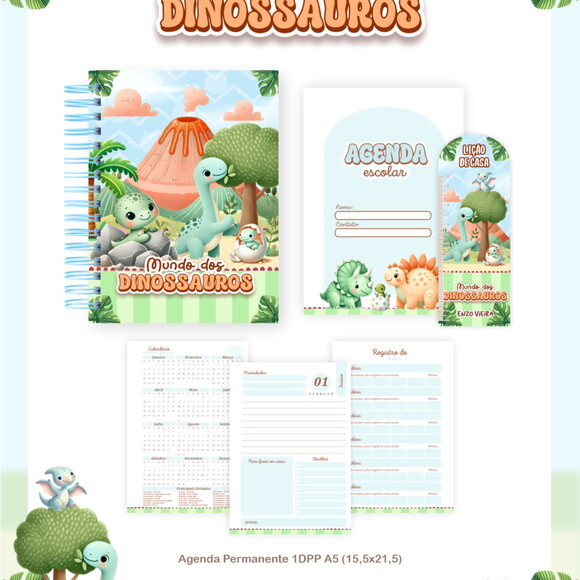 Arquivo Digital Volta Ás Aulas Dinossauro 2026 #7596