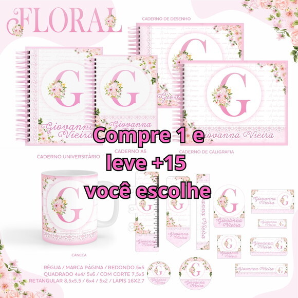 Arquivo Digital Volta Ás Aulas Floral #5553