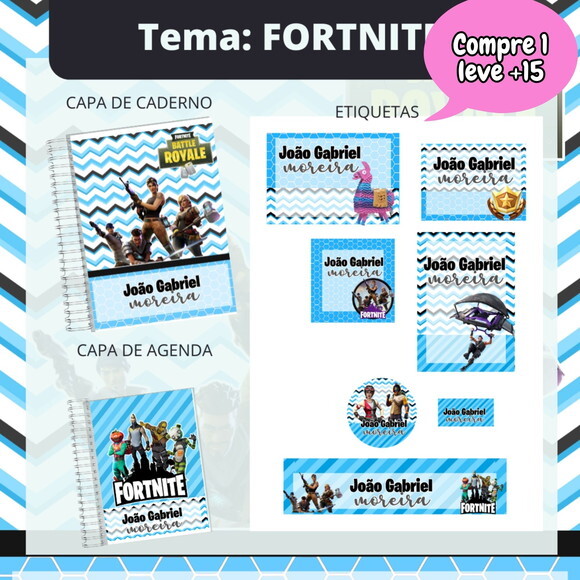 Arquivo Digital Volta às Aulas Fortinite #3654