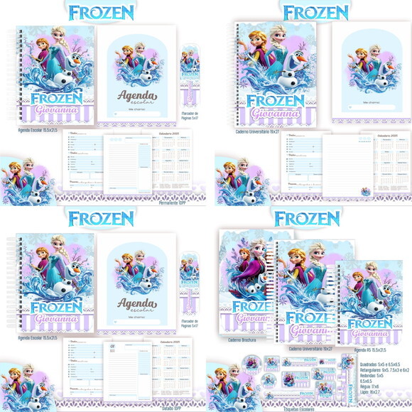 Arquivo Digital Volta Ás Aulas Frozen #4662
