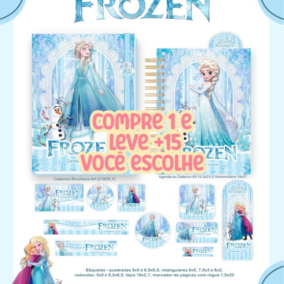 Arquivo Digital Volta Ás Aulas Frozen 2026 #7420