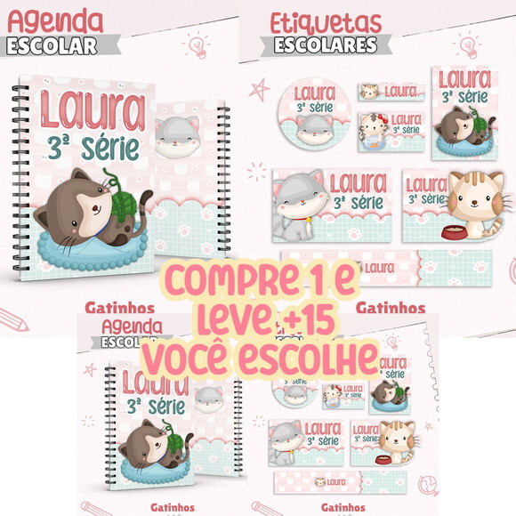 Arquivo Digital Volta Ás Aulas Gatinhos #6001