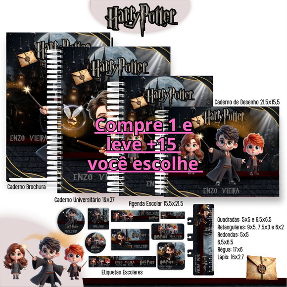 Arquivo Digital Volta Ás Aulas Harry Potter #6012