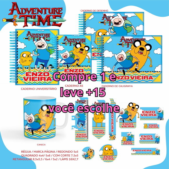 Arquivo Digital Volta Ás Aulas Hora de Aventura #5514