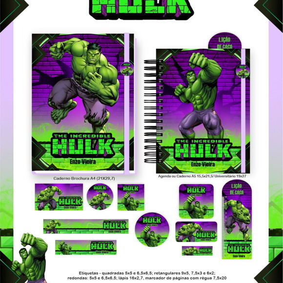 Arquivo Digital Volta Ás Aulas Hulk 2026 #7436