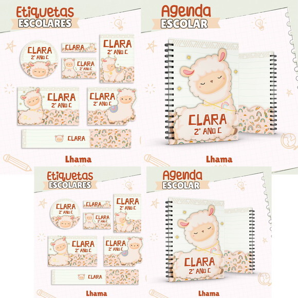 Arquivo Digital Volta Ás Aulas Lhama #7618