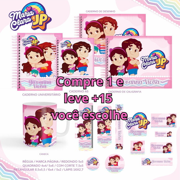 Arquivo Digital Volta Ás Aulas Maria Clara e Jp Menina #5504