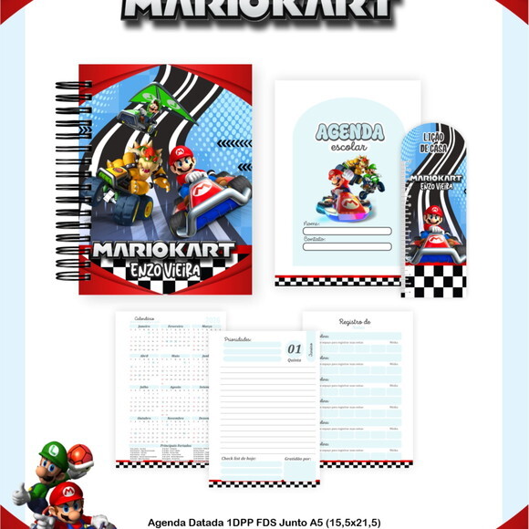 Arquivo Digital Volta Ás Aulas Mario Kart 2026 #7526