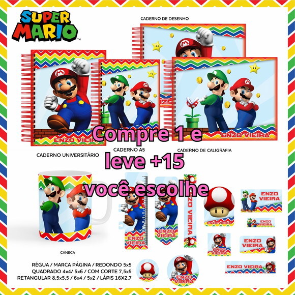 Arquivo Digital Volta Ás Aulas Mario World #5541