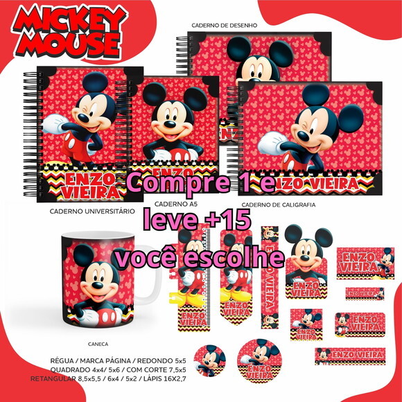 Arquivo Digital Volta Ás Aulas Mickey #5496