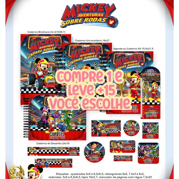 Arquivo Digital Volta Ás Aulas Mickey 2026 #7522