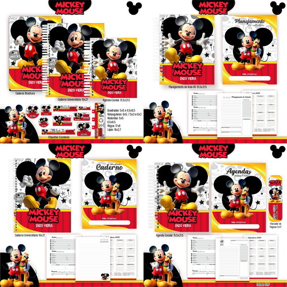 Arquivo Digital Volta Ás Aulas Mickey #6019