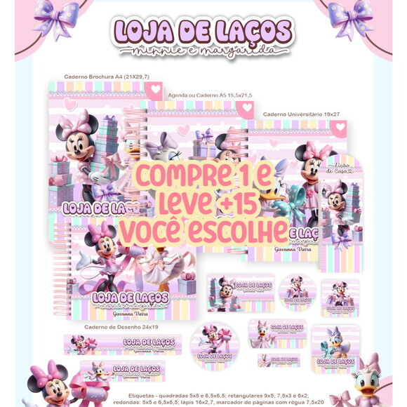 Arquivo Digital Volta Ás Aulas Minnie 2026 #7595