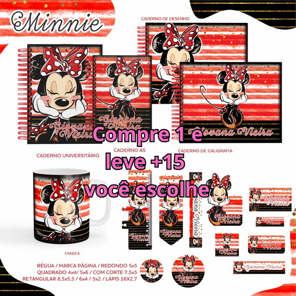 Arquivo Digital Volta Ás Aulas Minnie #5538