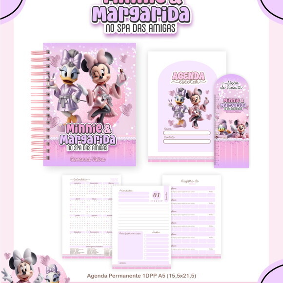Arquivo Digital Volta Ás Aulas Minnie e Margarida 2026 #7335
