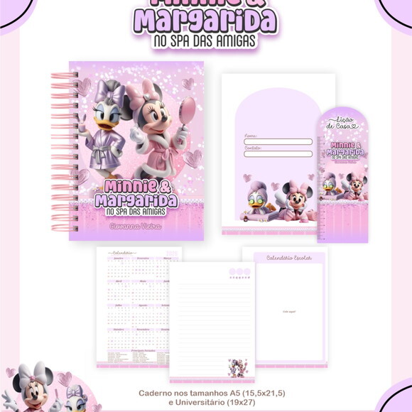 Arquivo Digital Volta Ás Aulas Minnie e Margarida 2026 #7335