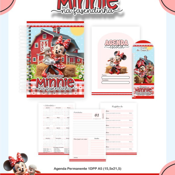 Arquivo Digital Volta Ás Aulas Minnie Fazendinha 2026 #7527