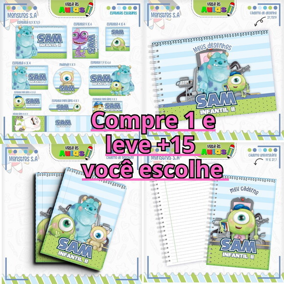 Arquivo Digital Volta Ás Aulas Monstros S.a #1957