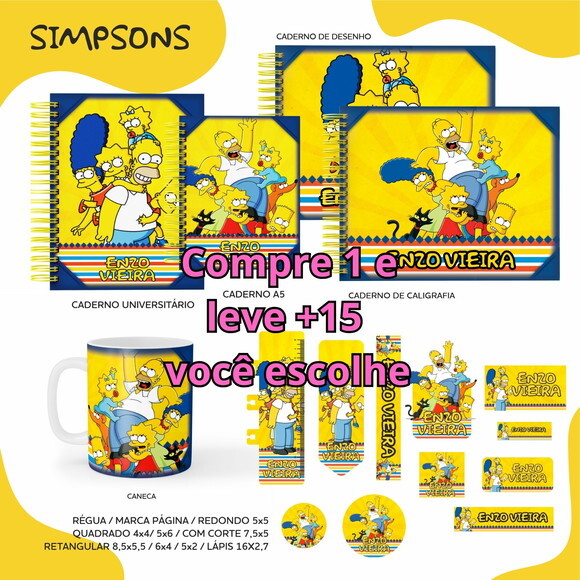 Arquivo Digital Volta Ás Aulas os Simpsons #5537