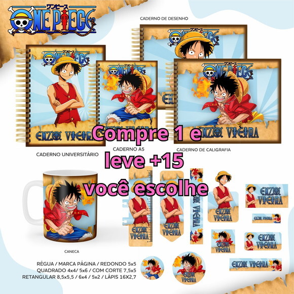 Arquivo Digital Volta Ás Aulas One Piece #5492