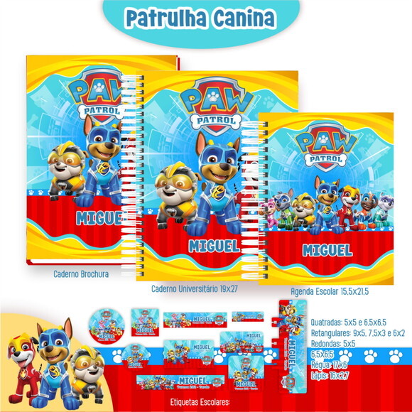 Arquivo Digital Volta Ás Aulas Patrulha Canina #5431