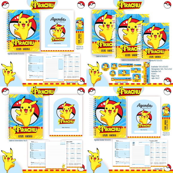 Arquivo Digital Volta Ás Aulas Pikachu #4661