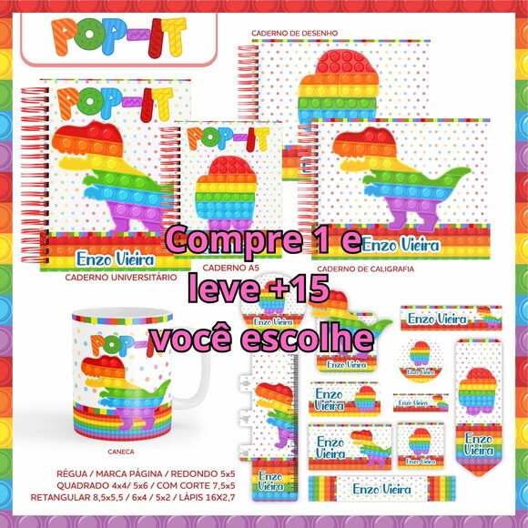 Arquivo Digital Volta Ás Aulas Pop It Colors #5533
