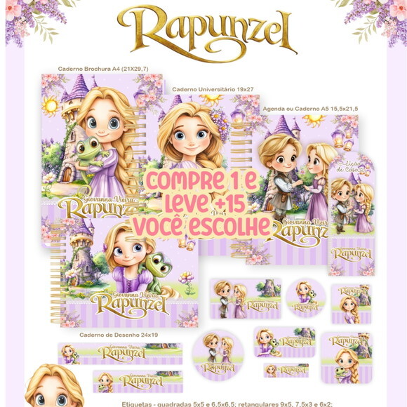 Arquivo Digital Volta Ás Aulas Rapunzel 2026 #7634