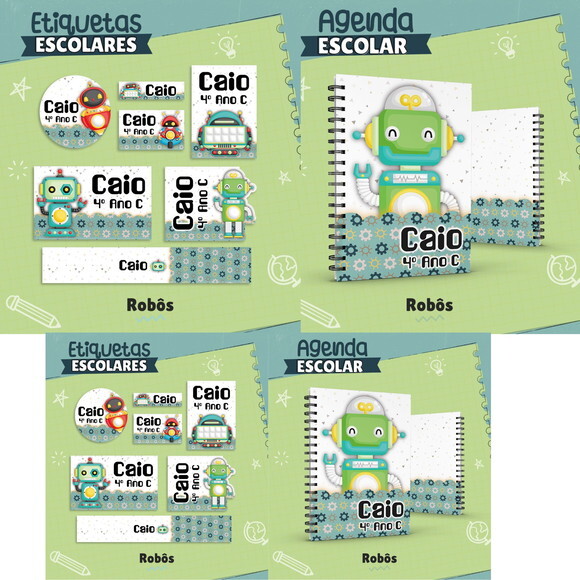 Arquivo Digital Volta Ás Aulas Robô #7629