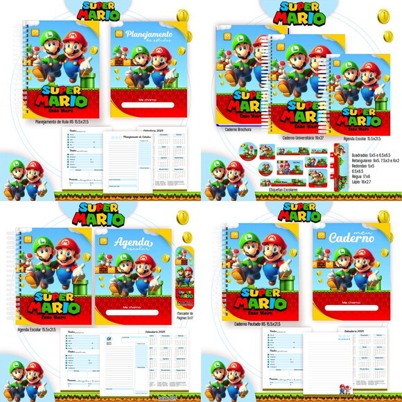 Arquivo Digital Volta Ás Aulas Super Mario #6024