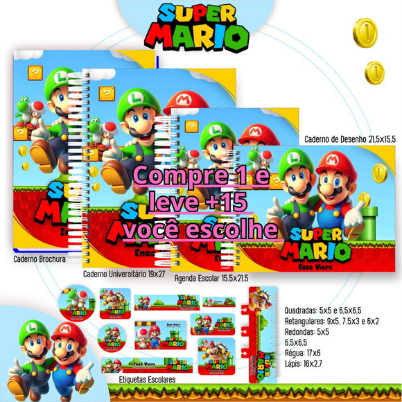 Arquivo Digital Volta Ás Aulas Super Mario #6024