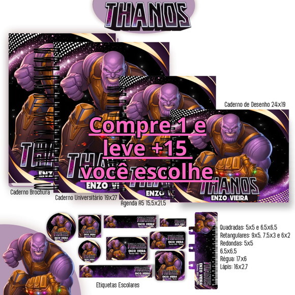 Arquivo Digital Volta Ás Aulas Thanos #4657