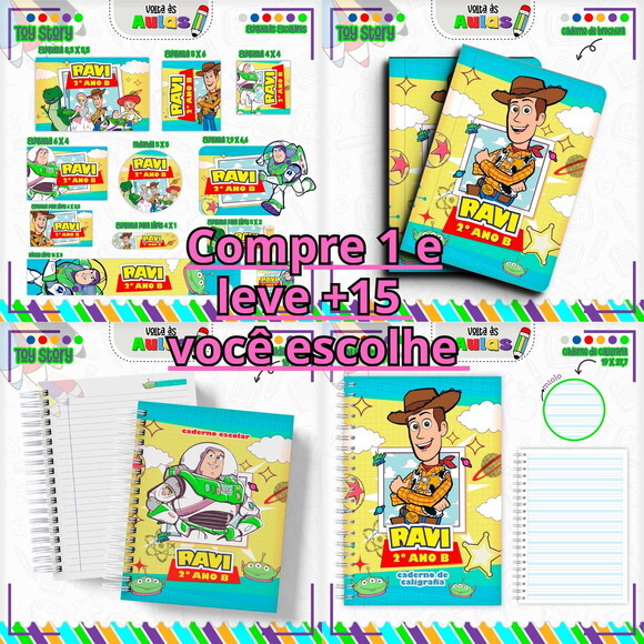 Arquivo Digital Volta Ás Aulas Toy Story #1966